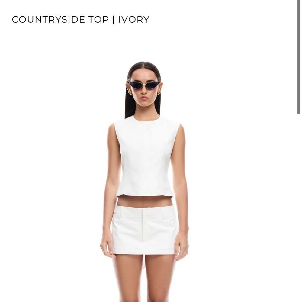 Lioness Ivory Courtside Top